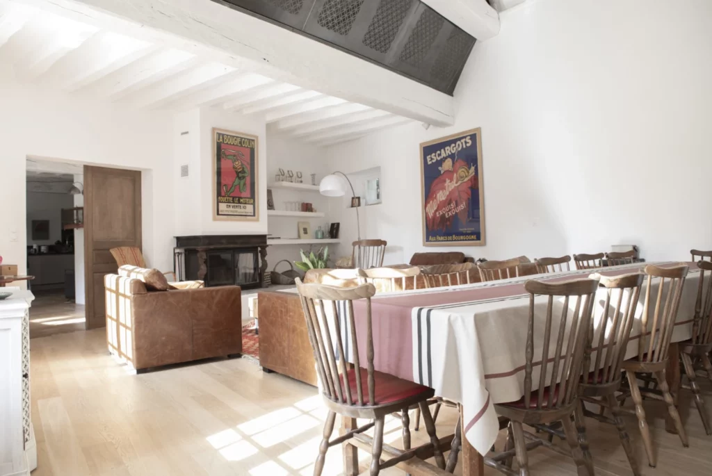 retraite yoga meditation perche Moulin de Dorceau - Salle à manger